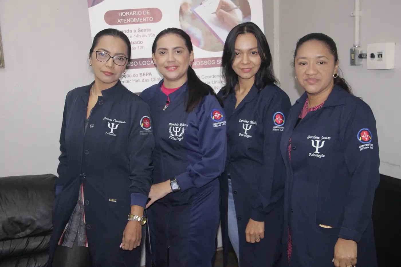 Equipe de psicólogas da Universidade Nilton Lins